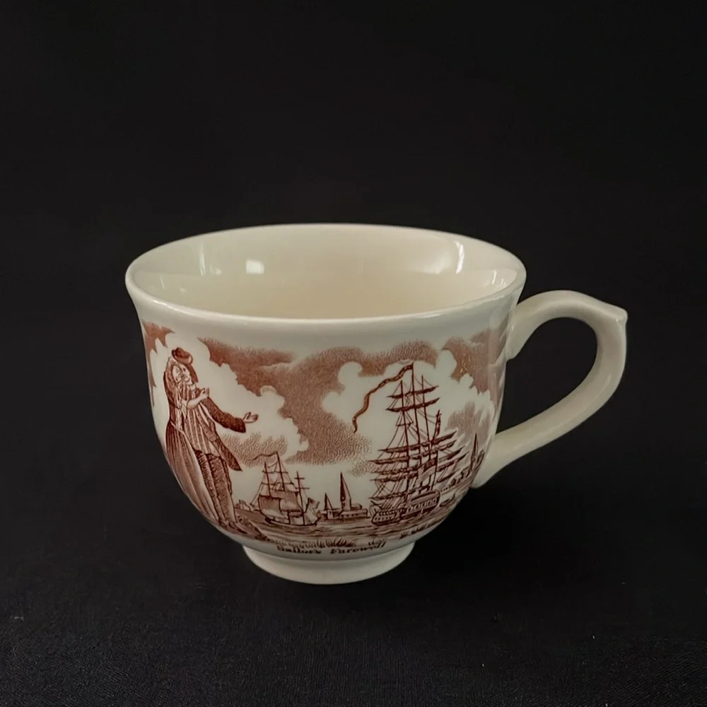 Fair Winds Alfred Meakin Staffordshire Brown Transferware - England